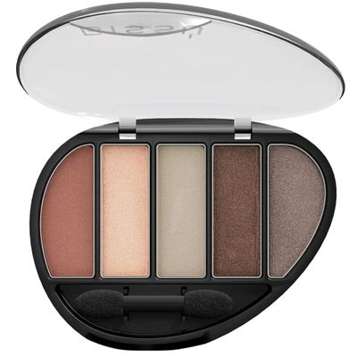 Biss Eyeshadow Pallet (Quinteto) 5 colors with Dual-ended Eyeshadow Applicator (10 Soy Valiosa)