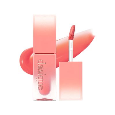 dasique Juicy Dewy Tint (02 Melon Sherbet) 0.12 oz | Light Application with moisture | Long Lasting & wearing Glossy Lip Stain, Non-sticky | Vegan, Cruelty-free | Korean makeup | stocking stuffers