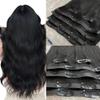 Seamless Clip in Hair Extensions Real Human Hair Invisible PU Skin Weft Clip Ins Hair Silky Straight Double Weft Brazilian Hair 100g view 2