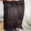 Last 5 Years Raw Light Yaki Relaxed Human Hair 2 Bundles Natural Coarse Yaki Kinky Straight One Donor Virgin Hair Weave For Black Women (12" 14") view 1