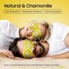 BeHoomi 20 Packs Steam Eye Mask, Heated Eye Mask Warm Compress for Eyes, Disposable Self Heating Steam Mask Sleep, Spa, Travel Essentials & Relaxation Gifts for Women, Stocking Stuffers (Chamomile) view 2