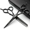 5/5.5/6 Professional Barber Set, with sharp blades that are easy to trim, suitable for hairdressers and hair salons (6-inch -2pc-D) view 1
