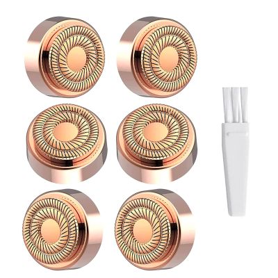Flawless replacement heads,Women Facial Hair Remover Replacement Heads Generation 2 for Finishing Touch Flawless Facial Hair Removal Tool for Face,Double Halo Painless and Smooth,6 Count