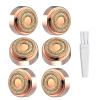 Flawless replacement heads,Women Facial Hair Remover Replacement Heads Generation 2 for Finishing Touch Flawless Facial Hair Removal Tool for Face,Double Halo Painless and Smooth,6 Count view 1