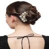 BBRATS Golden And White Pearl Comb Hair Clip For Women view 2