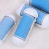 KALLORY 10pcs Foot Grinder Replacement Roller Heads for Dead Skin Removal Exfoliator Tool Ergonomic Design Compatible Electric Foot Care Devices Sky-blue view 3