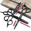 5.5/6 Inch Japanese 440C Laser Hair Cutting Salon Professional Hairdresser Thinning Haircut Set (Scissor Set) (6 Inch 3 Pieces) view 2