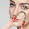 2pcs Hair Remove Spring Prevent Slip Stainless Steel Face Epilator Threading Tool Hair Removal Wand for Upper Lip Chin Cheek Neck view 4