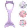 KALLORY Eye Makeup Mascara Applicator Tool, Mascara Shield Applicator Guard Mermaid Tail Eyelash Shield Applicator with Comb for Makeup Stamp Eyeliner view 3