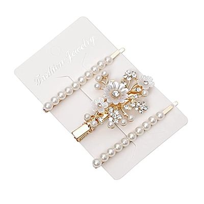 BBRATS Pearl Hair Clip Hair Pin Hair Accessories for Women's and Girl's
