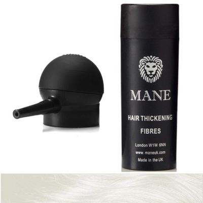 Mane Hair Building Fibers with a Spray Applicator (Grey)