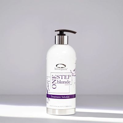 OneStep Blonde Treatment Solution (500ml/16.9floz) - Specially formulated to treat and color-tone blonde and platinum hair.