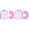 FRCOLOR 4pcs Nail Soaking Bowl Double Manicure Hand Soak Bowls for Nail Art Material Lightweight and Portable for Salon Home Use view 1