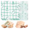 Marhynchus 100pcs Makeup Hand Palette Waterproof PU Film Self Adhesive Disposable Makeup Mixing Palette view 3