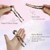 6 Pcs U-Shaped Hair Pins French Style Hair Pin Updo Bun Hair Sticks Wavy Chignon Pins Hair Accessories for Women and Girls view 2