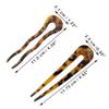 6 Pcs U-Shaped Hair Pins French Style Hair Pin Updo Bun Hair Sticks Wavy Chignon Pins Hair Accessories for Women and Girls view 4
