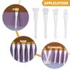 minkissy 12pcs Facial Mask Brush Double-ended Silicone Applicator Safe for Skin Types Easy to Clean for Home Travel Beauty Routine view 2