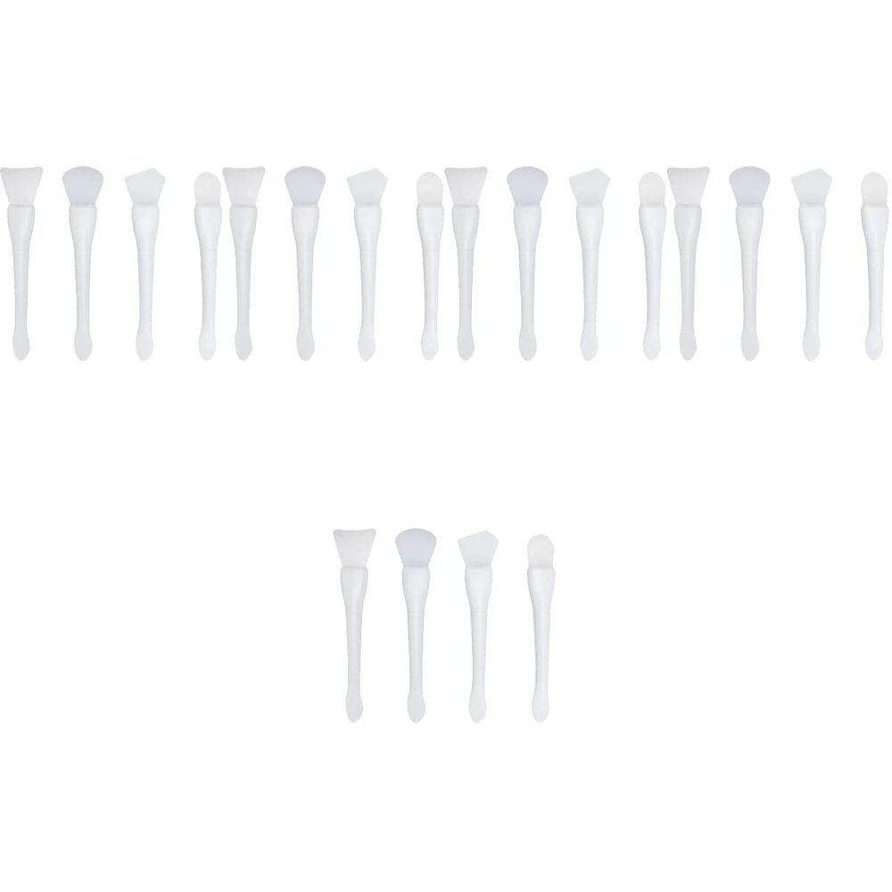 Beaupretty 20pcs Mask Applicator Brush Facial Mask Brush Silicone Head Light Weight and Compact for Face Skincare