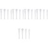 Beaupretty 20pcs Mask Applicator Brush Facial Mask Brush Silicone Head Light Weight and Compact for Face Skincare view 1