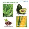 ATZEN Clean Natural Effective Cleansing Milk Facial Cleanser with Aloe and Decyl Glucoside 6.8fl.oz./200ml view 4
