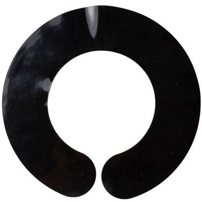 Beaupretty Barber Neck Strip Salon Hair Cutting Collars Silicone Rubber Neck Guard Wrap Neck Shield Shawl