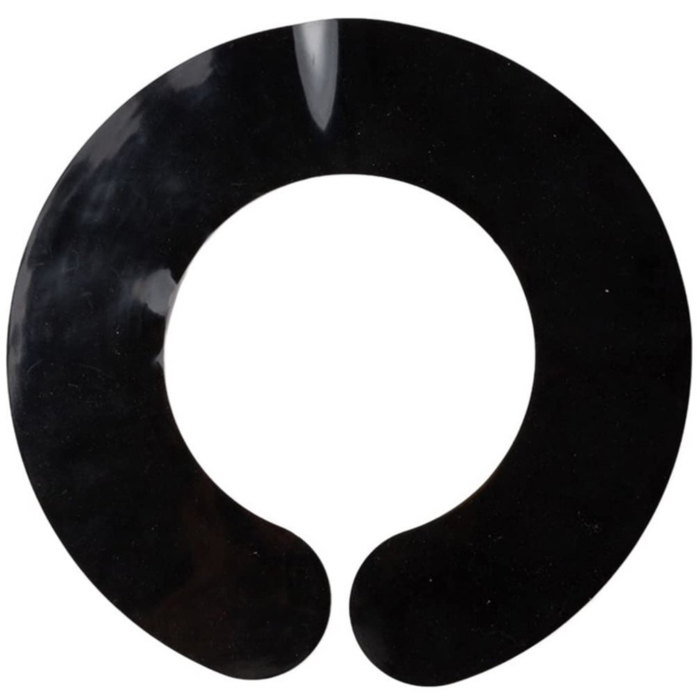 Beaupretty Barber Neck Strip Salon Hair Cutting Collars Silicone Rubber Neck Guard Wrap Neck Shield Shawl