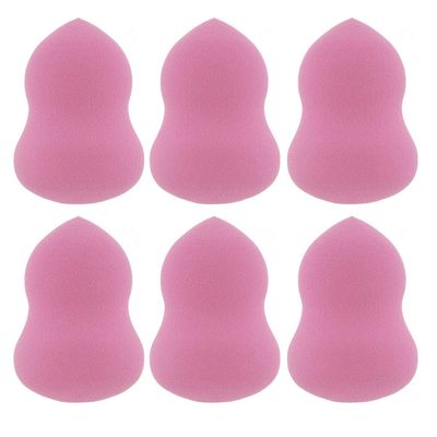 6 Pc Lot Blender Face Puff Makeup Sponge for Flawless Blending Contouring