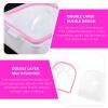 Beaupretty 4pcs Soak off Nail Art Bowl Hand Soak Bowl Lid for Dampen Dish for Nails view 3