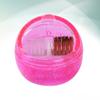 minkissy 3pcs Nail Art Tools Portable Grinding Machine Brush Cleaner Box Soft Hard Brush Easy to Carry Equipment view 3