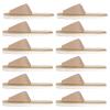 Healifty 6 Pairs Non Slip House Slippers Bulk Disposable Hotel for Guests Spa Toe Sandals Unisex Portable Home Use view 1
