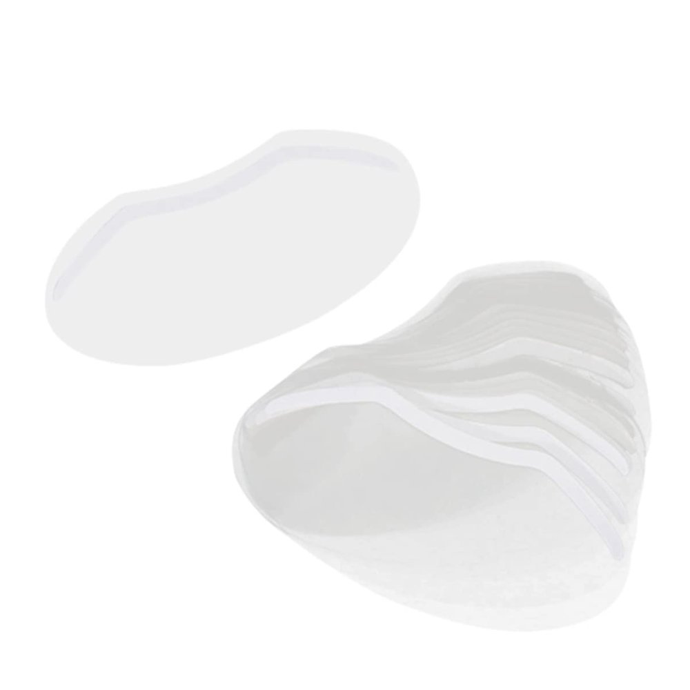 Healifty 100pcs Transparent Hair Cutting Baffle Eye Protector for Salon Use Prevent Hair from Sticking to Face for Comfortable Haircuts and Barber Shops