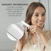 Conair Travel Flat Iron, Portable Hair Straightener, Mini 1/2 Inch Ceramic Flat Iron with Storage in White by Travel Smart view 4