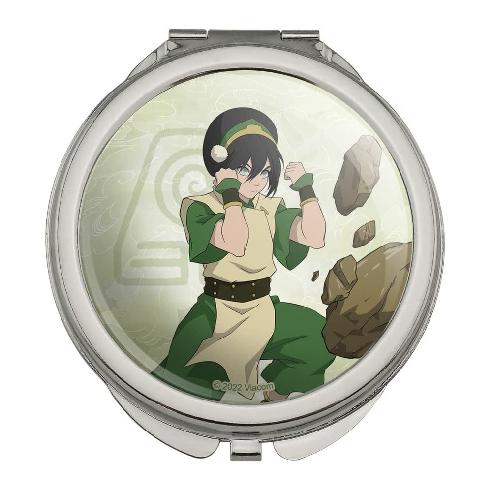 Avatar the Last Airbender Toph Compact Travel Purse Handbag Makeup Mirror