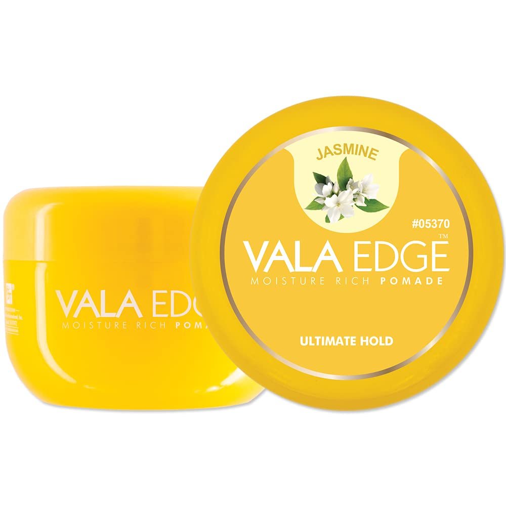 Beauty Town VALA Edge Control Gel - Ultimate Hold, High Shine, Braiding Pomade for Locs, Braids, and Edges (JASMINE - 3.38 fl oz)