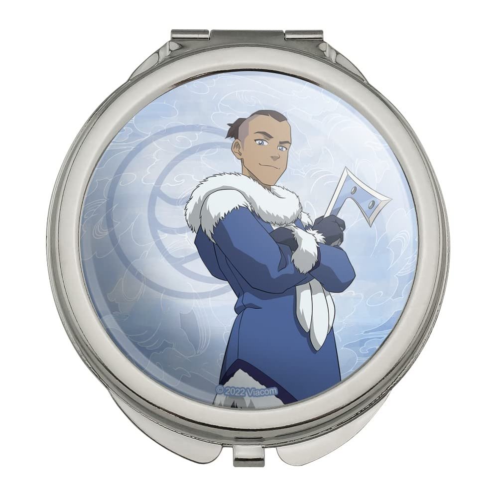 Avatar the Last Airbender Sokka Compact Travel Purse Handbag Makeup Mirror