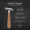 Complete Safety Razor Kit - Includes Olive Wood Safety Razor, Closed Comb Double Edge Razor, Safety Razor Stand, Olive Wood Shaving Brush, Organic Soap, Shaving Bowl, Shaving Kit For Men, Great Gift view 4