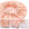 Tbestmax 4 Pcs Shower Caps Hat for Women and Girl, Reusable Waterproof Bath Cap Double Waterproof Layers view 3