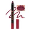 Boobeen Matte Lip Crayon Lipstik Pencil Velvety Creamy Matte Lip Liner Full Coverage High Pigment Waterproof Long Lasting Lipstick for Women, Matte Lip Color with Smooth view 1