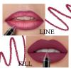 Boobeen Matte Lip Crayon Lipstik Pencil Velvety Creamy Matte Lip Liner Full Coverage High Pigment Waterproof Long Lasting Lipstick for Women, Matte Lip Color with Smooth view 2