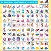 CHARLENT 204 PCS Individually Wrapped Temporary Tattoos for Kids - Fun Tattoos for Boys Girls Birthday Party Favors Goodie Bag Fillers view 2