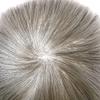 Toupee For Men Replacement Systems PU Skin With Swiss Lace Men Toupee Bleached Knots Natural Hairline Men Hairpiece (8X10"-100% light to medium density, 580 5# MEDIUM LIGHT BROWN+80% Sythetic Grey) view 3