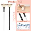 4 Pcs Facial Brushes Fan Mask Brushes, Soft Facial Applicator Brushes Tools for Peel Glycolic Mask Makeup view 2