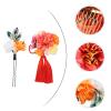 LALAFINA Kimono Pin Women Tassel Hairpins Fit Flower Picks Style Bride Stylish Design Fake Sticks For Decor Hair Comb Hanfu Side Japanese Combs Yukata Kanzashi Tsumami Accessories Insert view 4