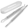 FAMILIFE Professional Manicure Kit 8PCS & Ingrown Toenail Tool 2PCS, Stainless Steel, Silver view 3