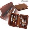 FAMILIFE Professional Manicure Kit 8PCS & Ingrown Toenail Tool 2PCS, Stainless Steel, Silver view 4