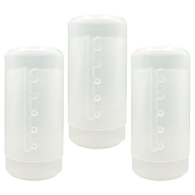 Mobestech 3pcs Retractable Makeup Brush Holders, Organizer Plastic Clear Travel Makeup Brush Case Container Cup Storage for Women and Girls Makeup Artist