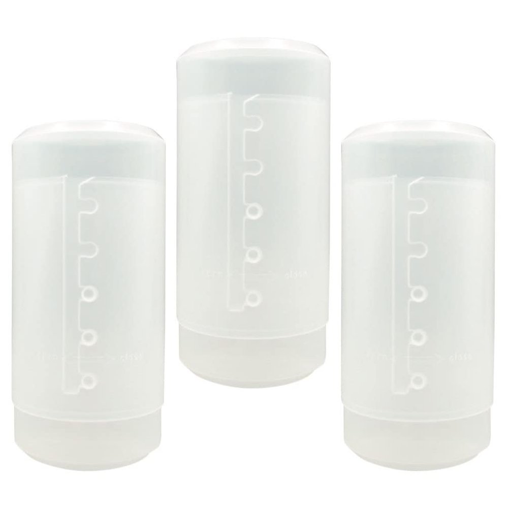 Mobestech 3pcs Retractable Makeup Brush Holders, Organizer Plastic Clear Travel Makeup Brush Case Container Cup Storage for Women and Girls Makeup Artist