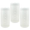 Mobestech 3pcs Retractable Makeup Brush Holders, Organizer Plastic Clear Travel Makeup Brush Case Container Cup Storage for Women and Girls Makeup Artist view 1