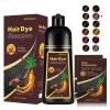 Herbal Light Brown Hair Color Shampoo - 3 in 1 Lasting Hair Dye for Women & Men, 17.60 Fl Oz view 1