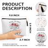 30th Birthday Gifts for Women Friendship Best Friend Gift Ideas for Women Wife Sister Bestie Funny Makeup Bag Travel Toiletries Bags Making the World A Better Place Since 1996 Bday Gift from Mom view 2